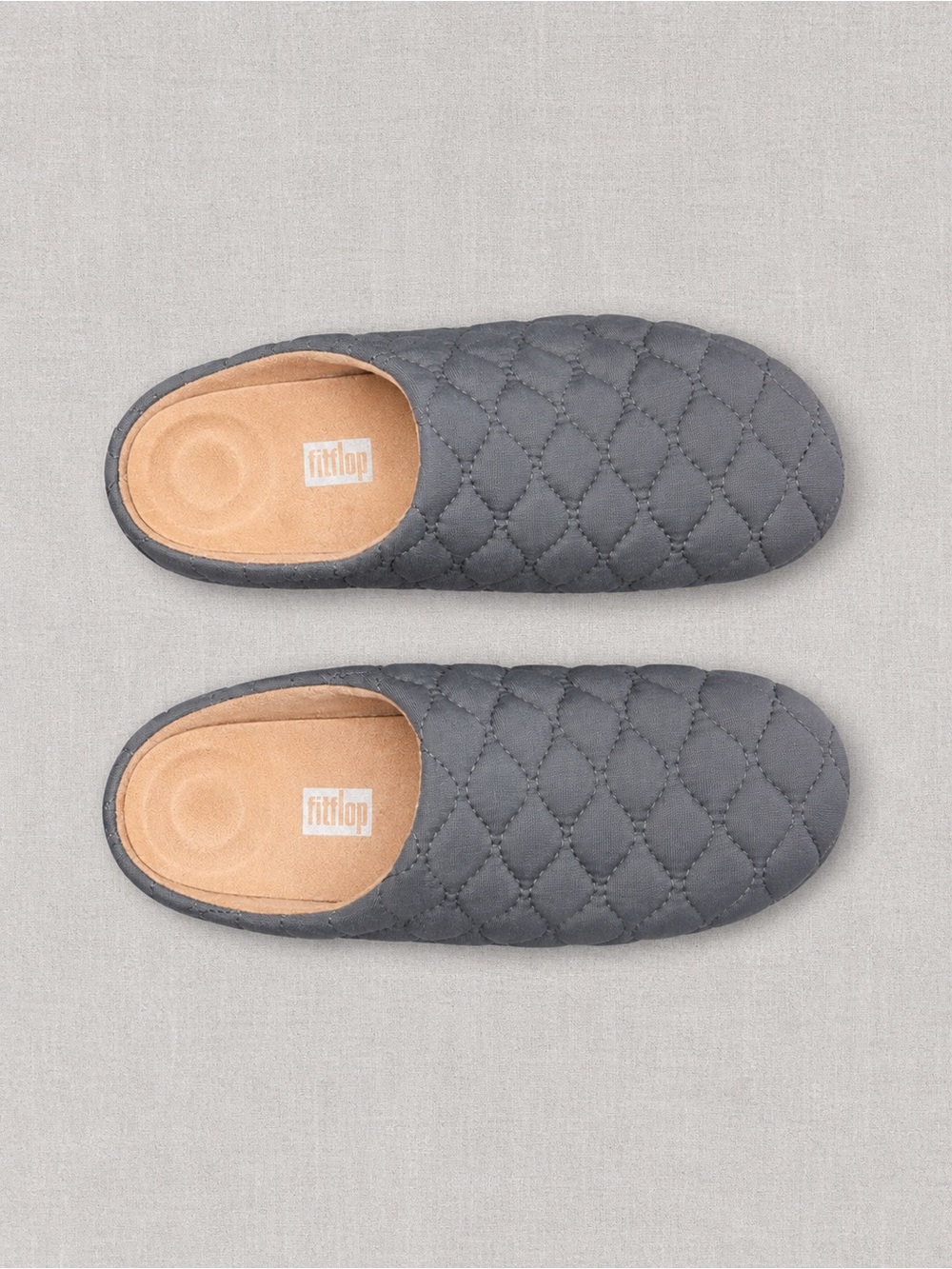FitFlop Chrissie Quilted / iQushion Padded Mule Slippers
